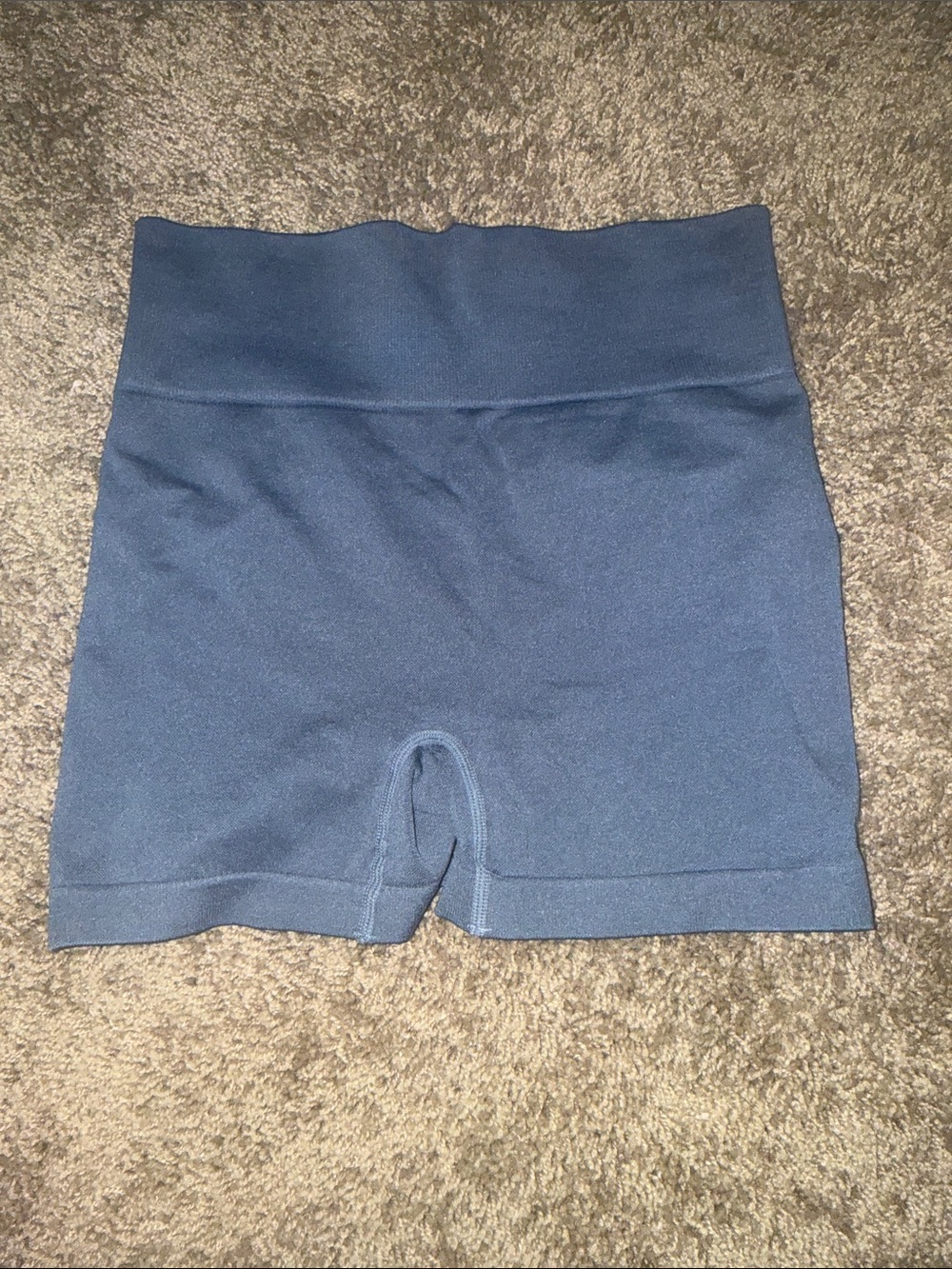 Blue biker shorts